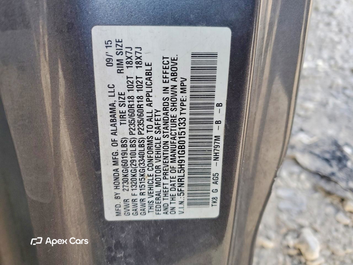 Honda Odyssey 2016