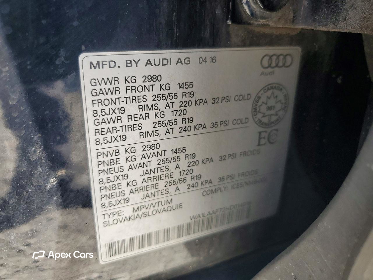 Audi Q7 2017