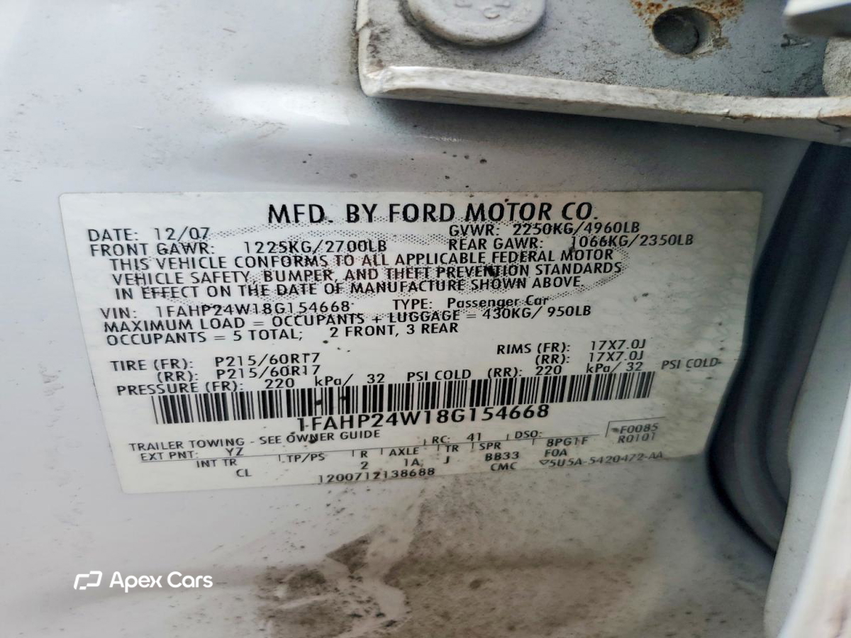 Ford Taurus 2008