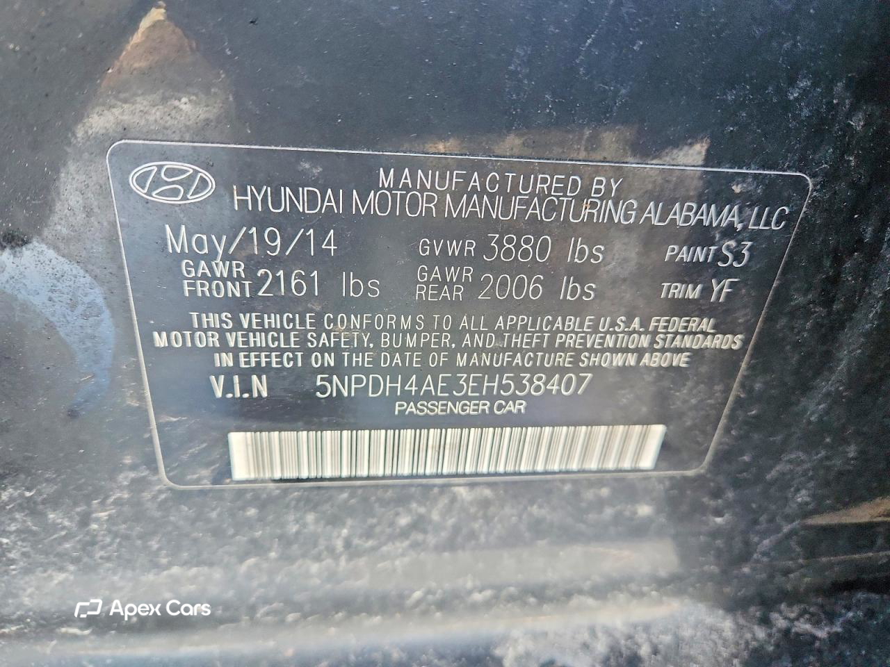 Hyundai Elantra 2014