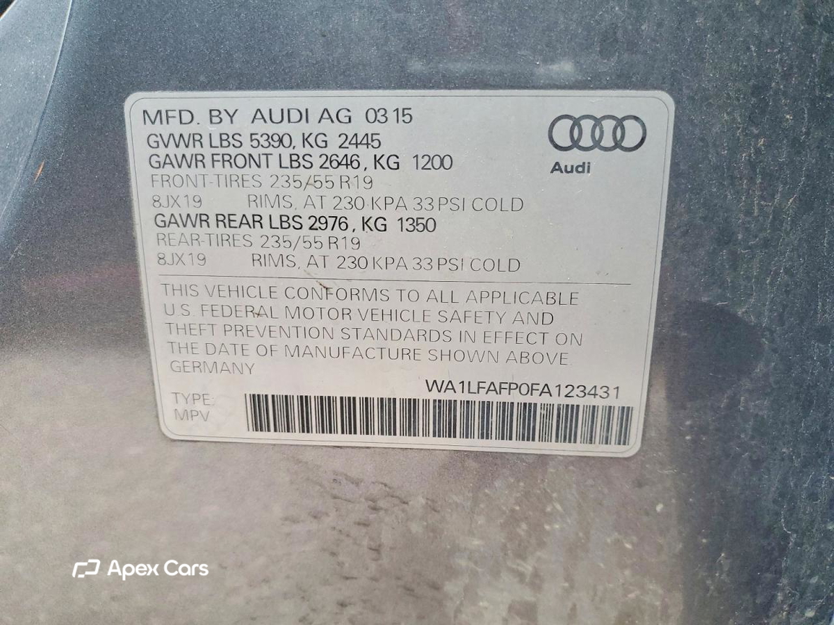 Audi Q5 2015