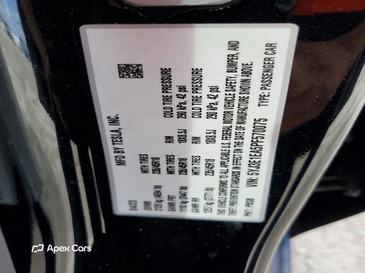 Tesla Model 3 2023