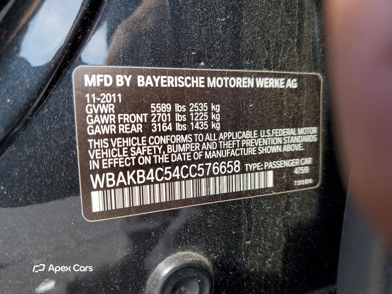 BMW Series 7 2012