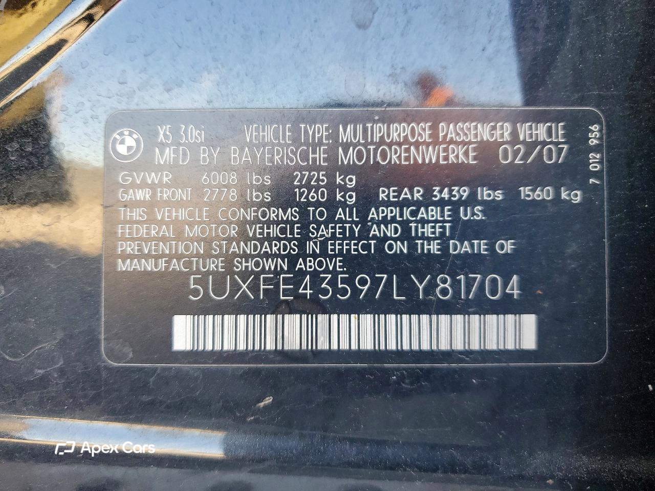 BMW X5 2007
