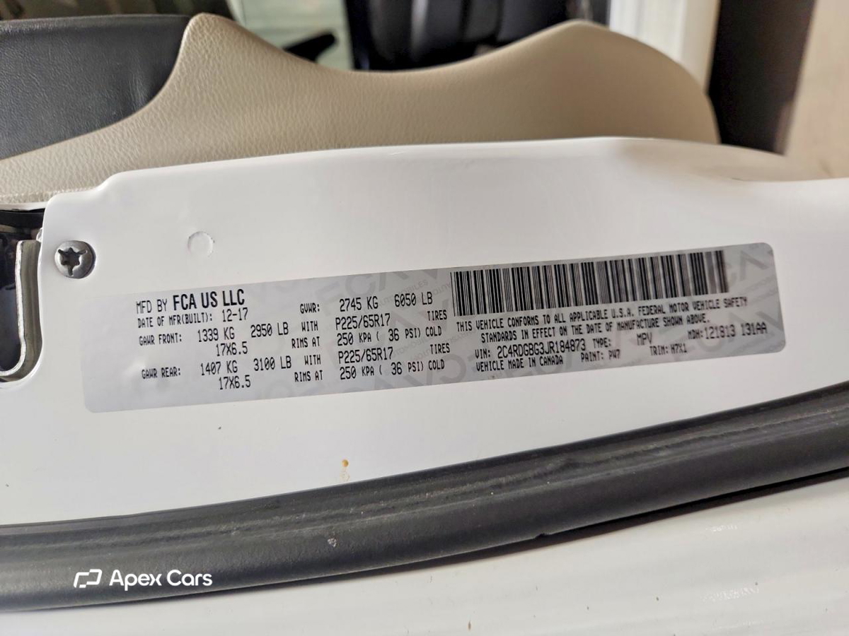 Dodge Caravan 2018
