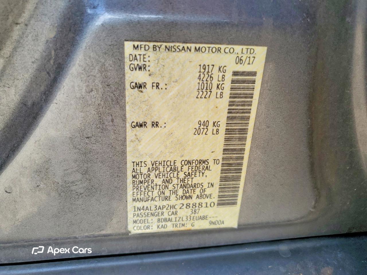 Nissan Altima 2017
