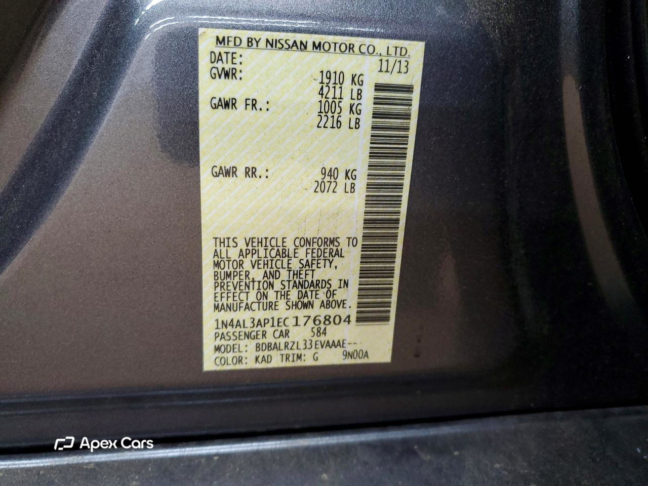 Nissan Altima 2014