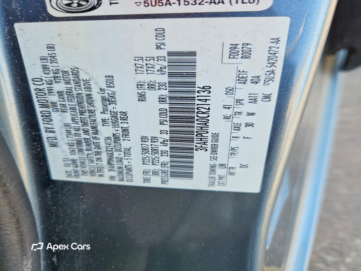 Ford Fusion 2012