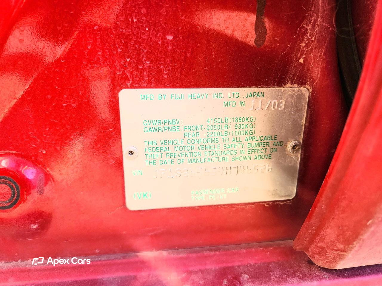 Subaru Forester 2004