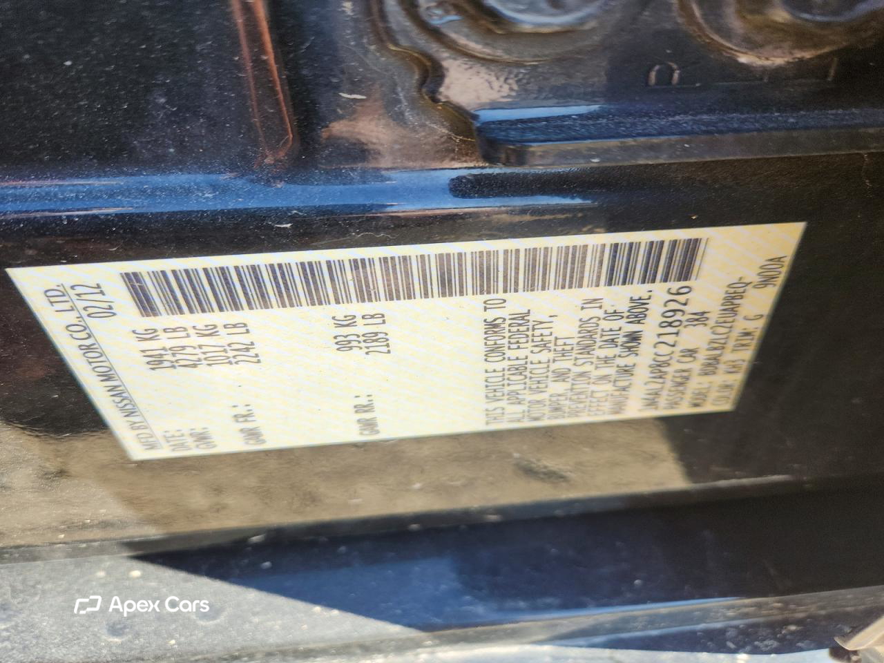 Nissan Altima 2012