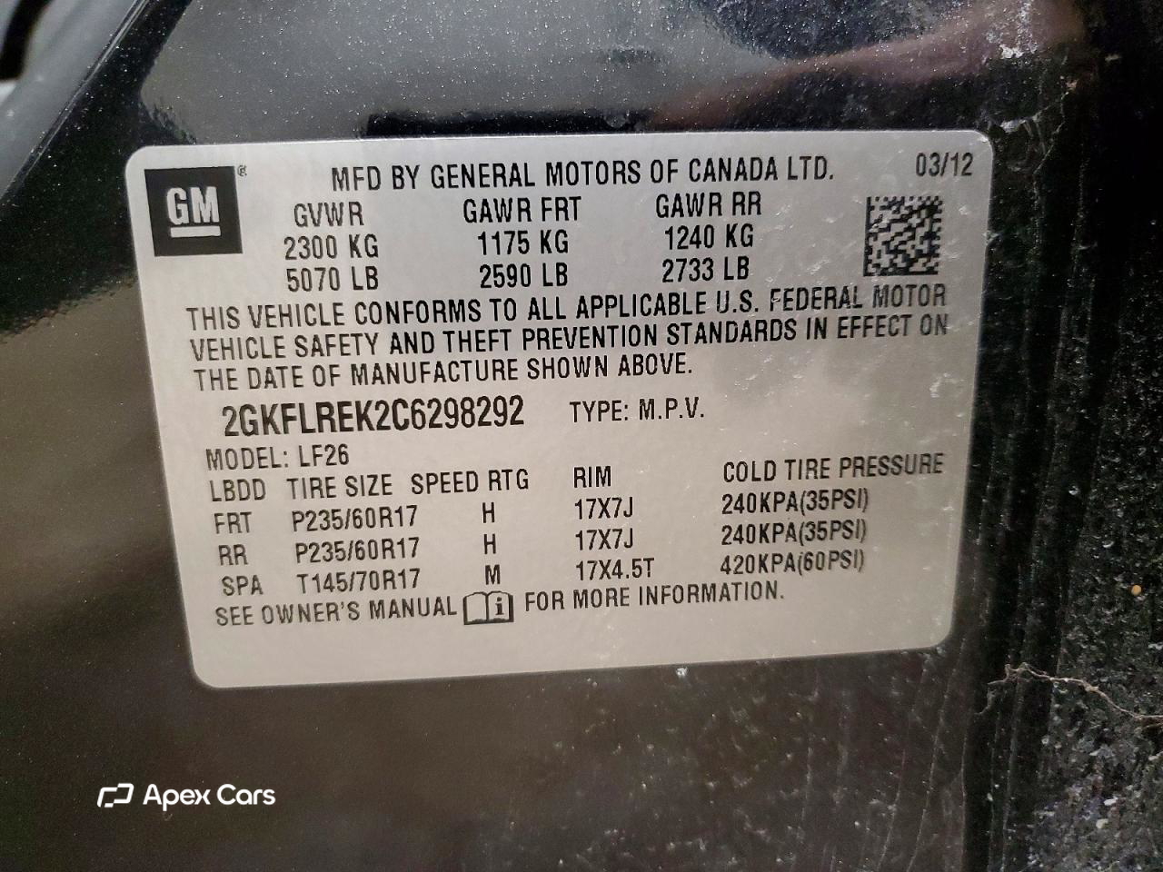 GMC Terrain 2012