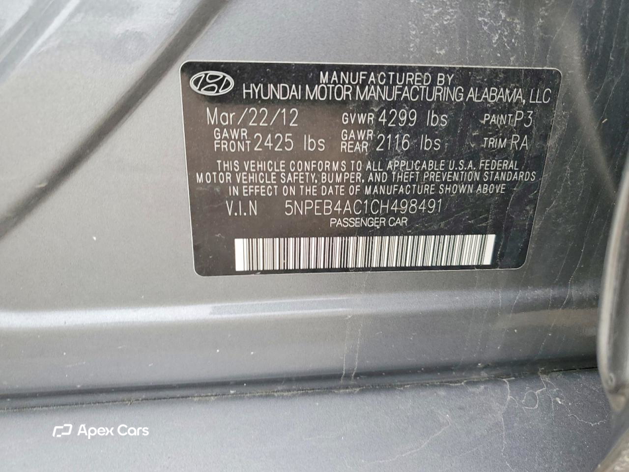 Hyundai Sonata 2012