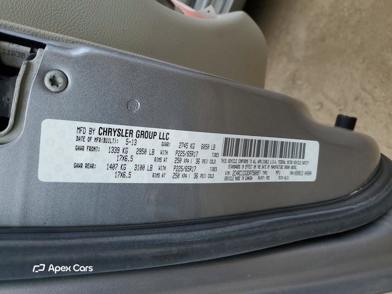 Chrysler Voyager 2013