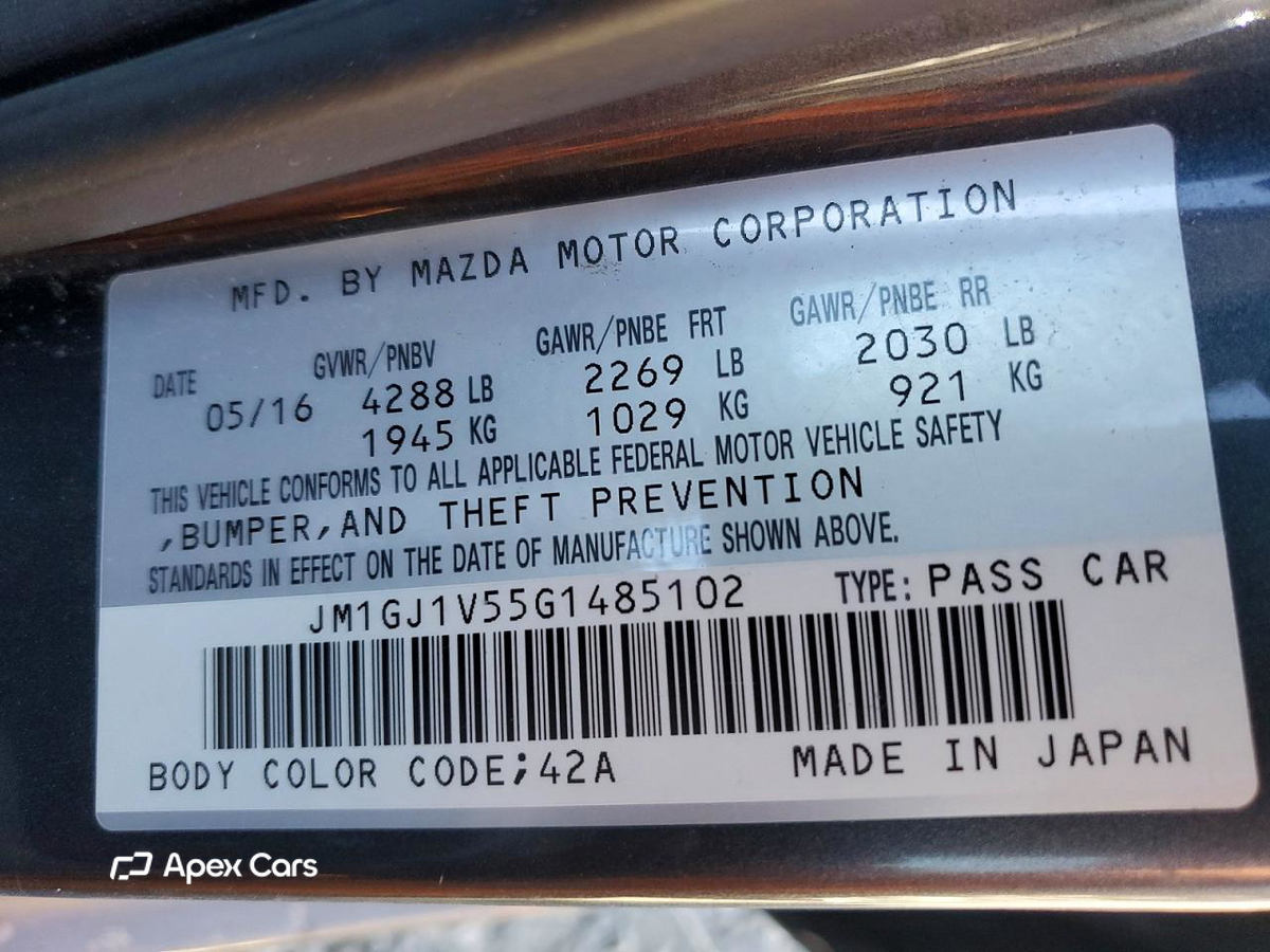 Mazda 6 2016