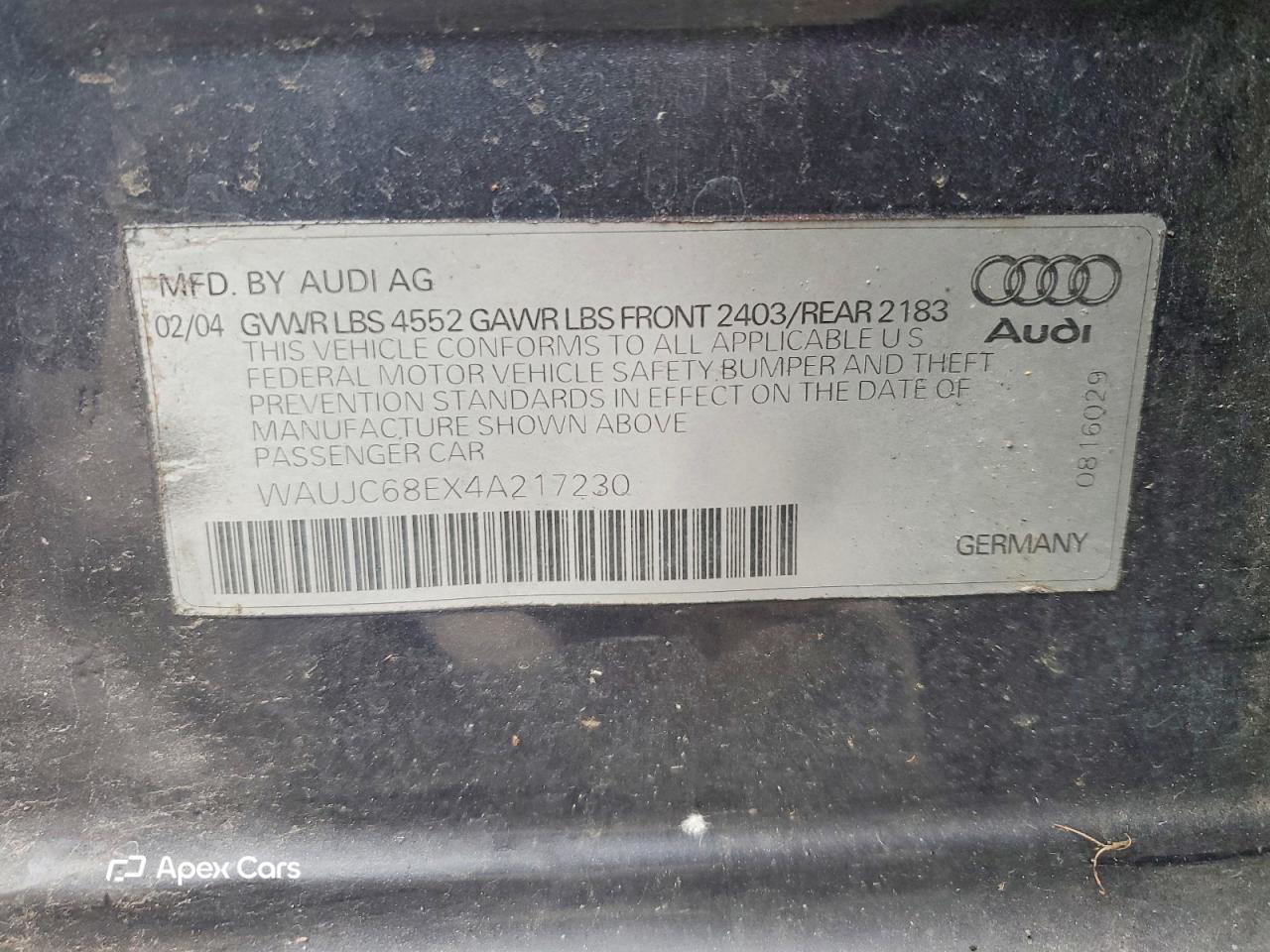 Audi A4 2004