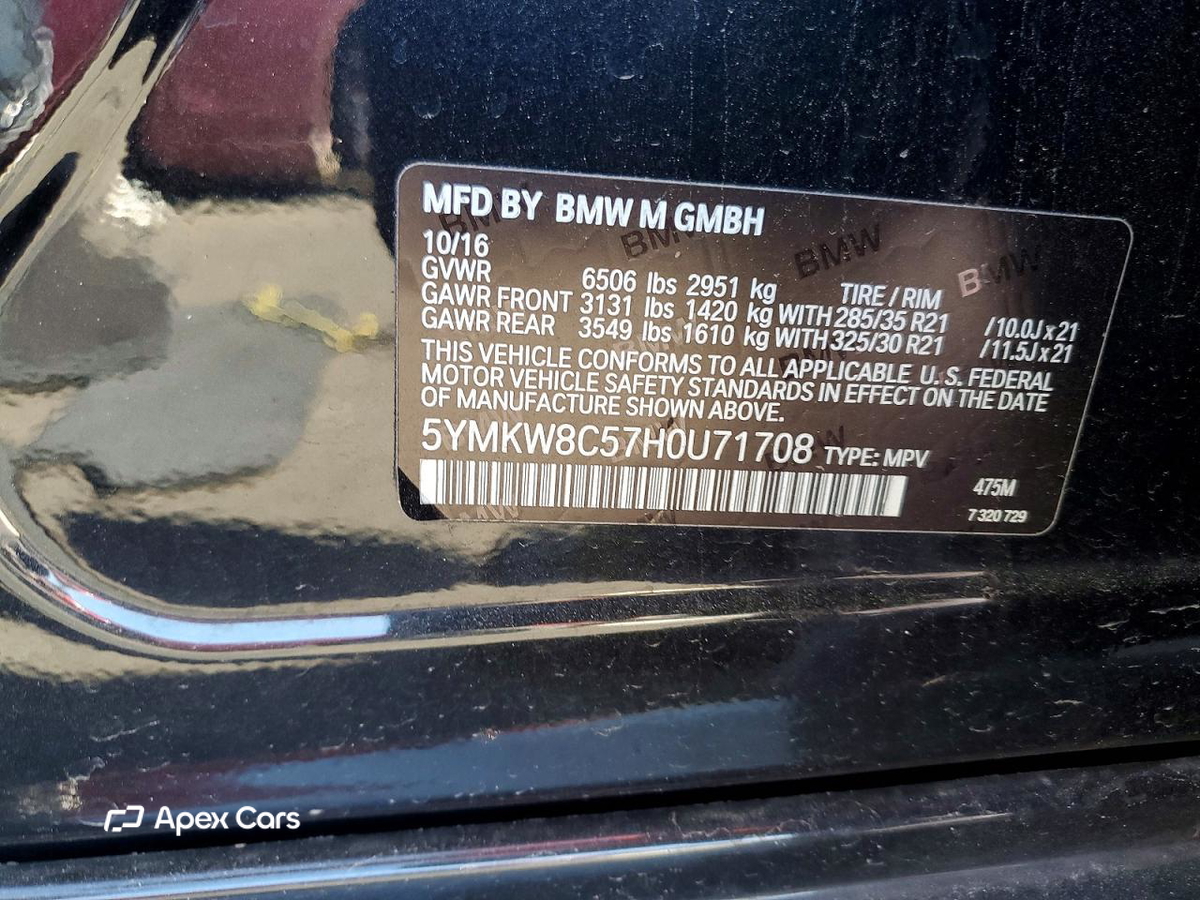 BMW X6 2017