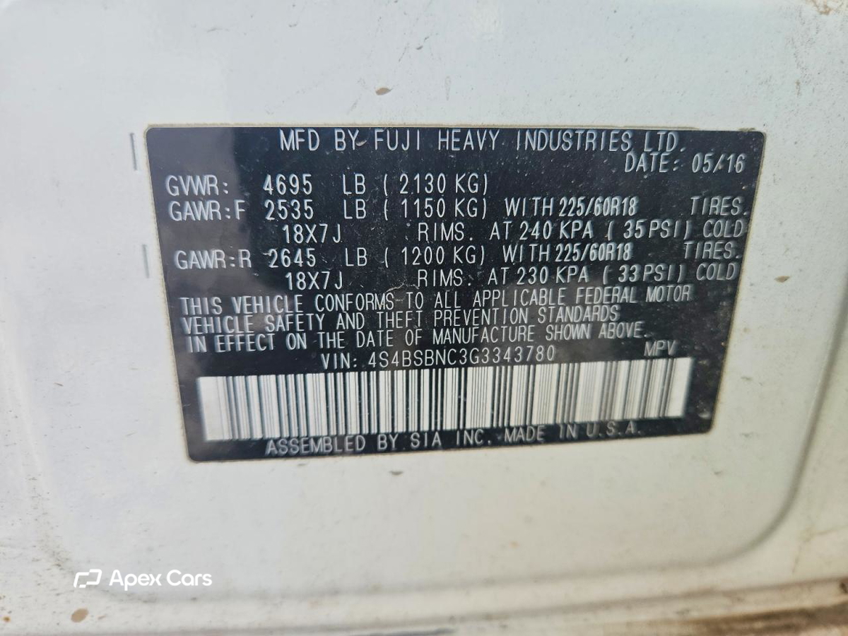 Subaru Outback 2016