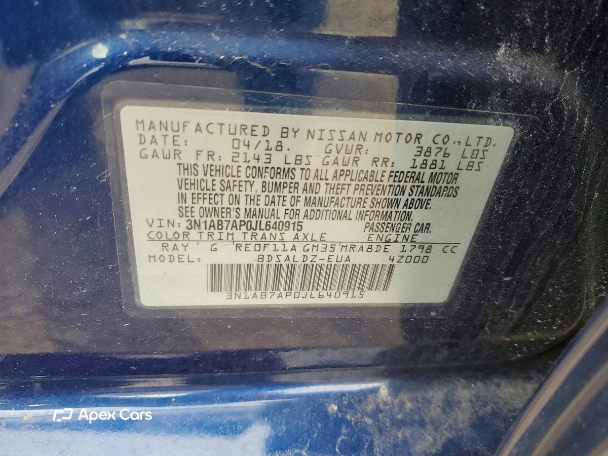 Nissan Sentra 2018
