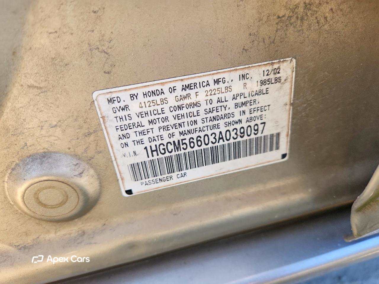 Honda Accord 2003