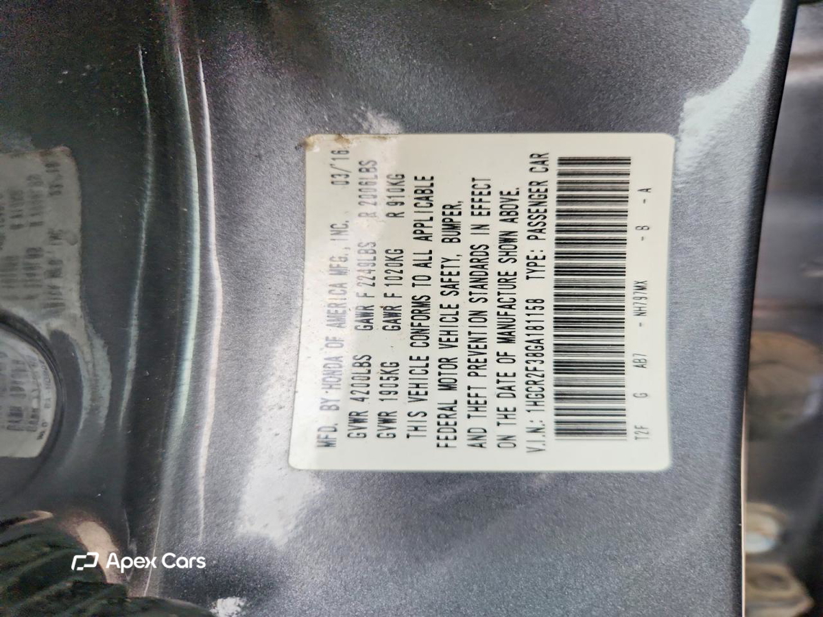 Honda Accord 2016
