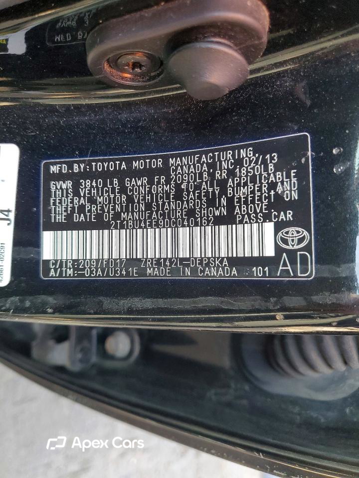Toyota Corolla 2013