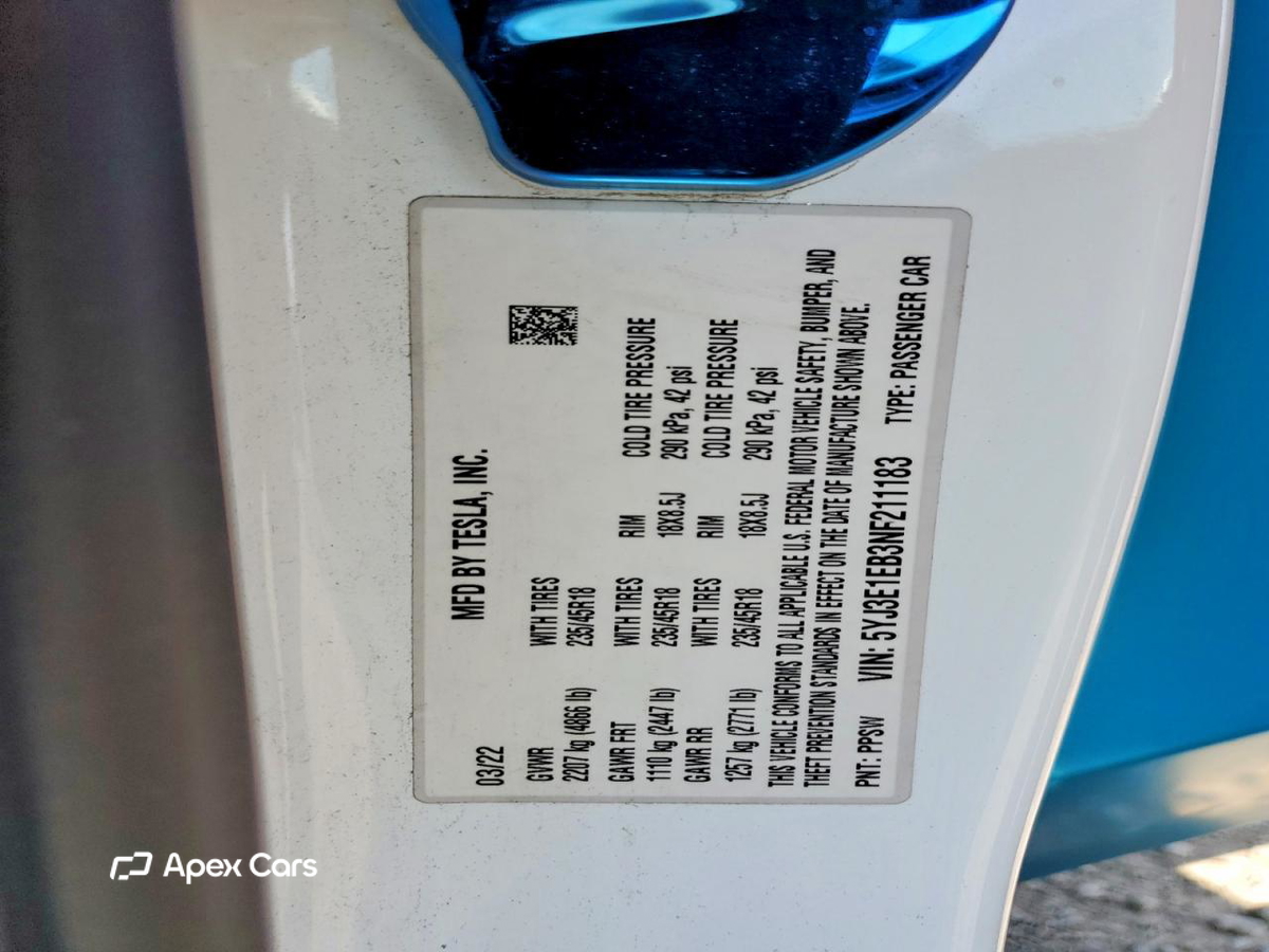 Tesla Model 3 2022