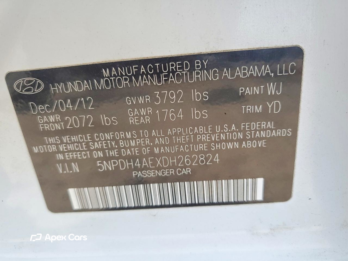 Hyundai Elantra 2013