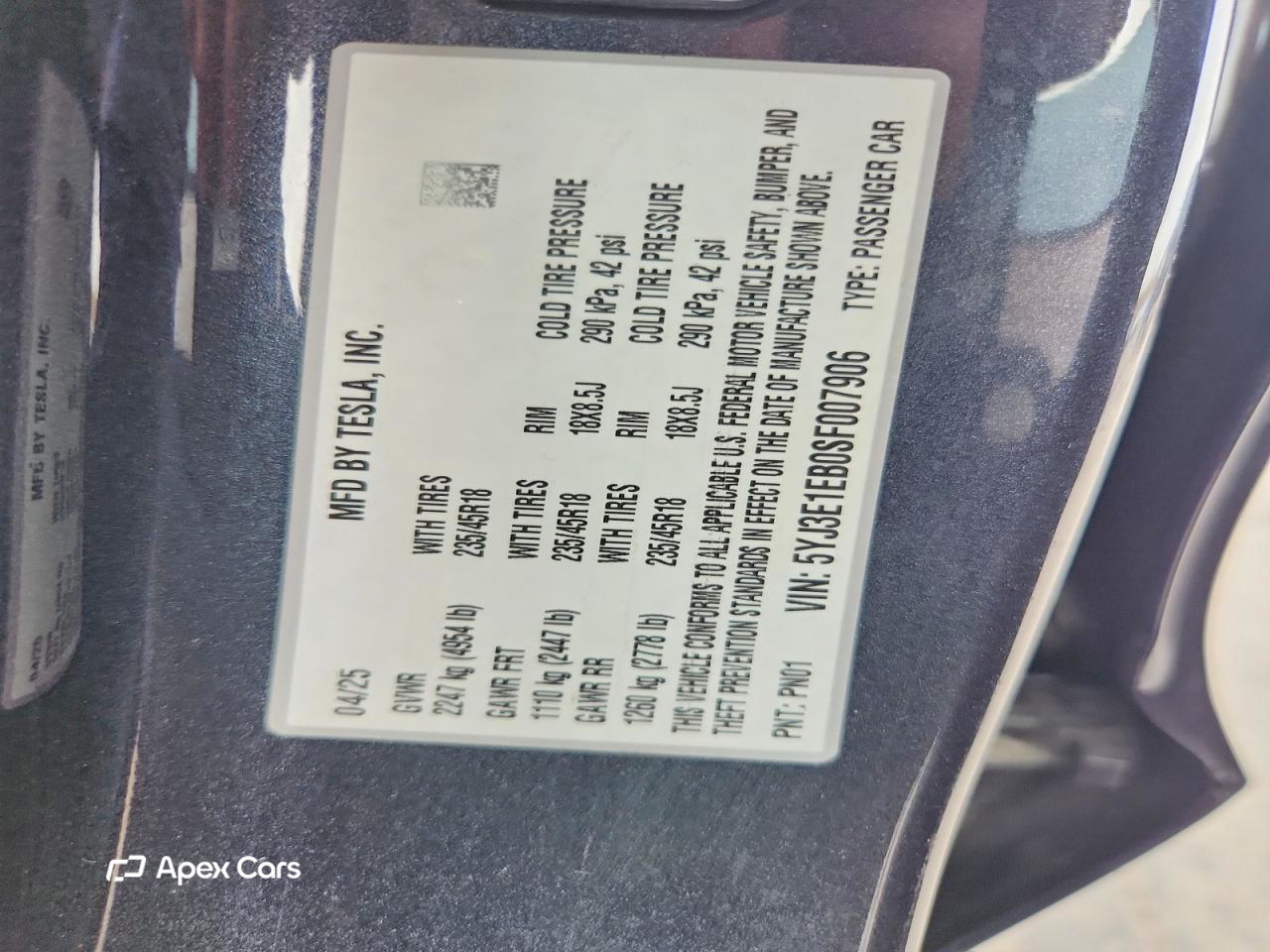 Tesla Model 3 2025