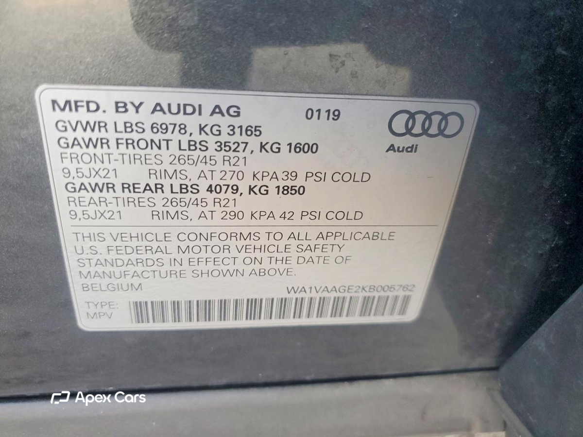 Audi e-tron 2019