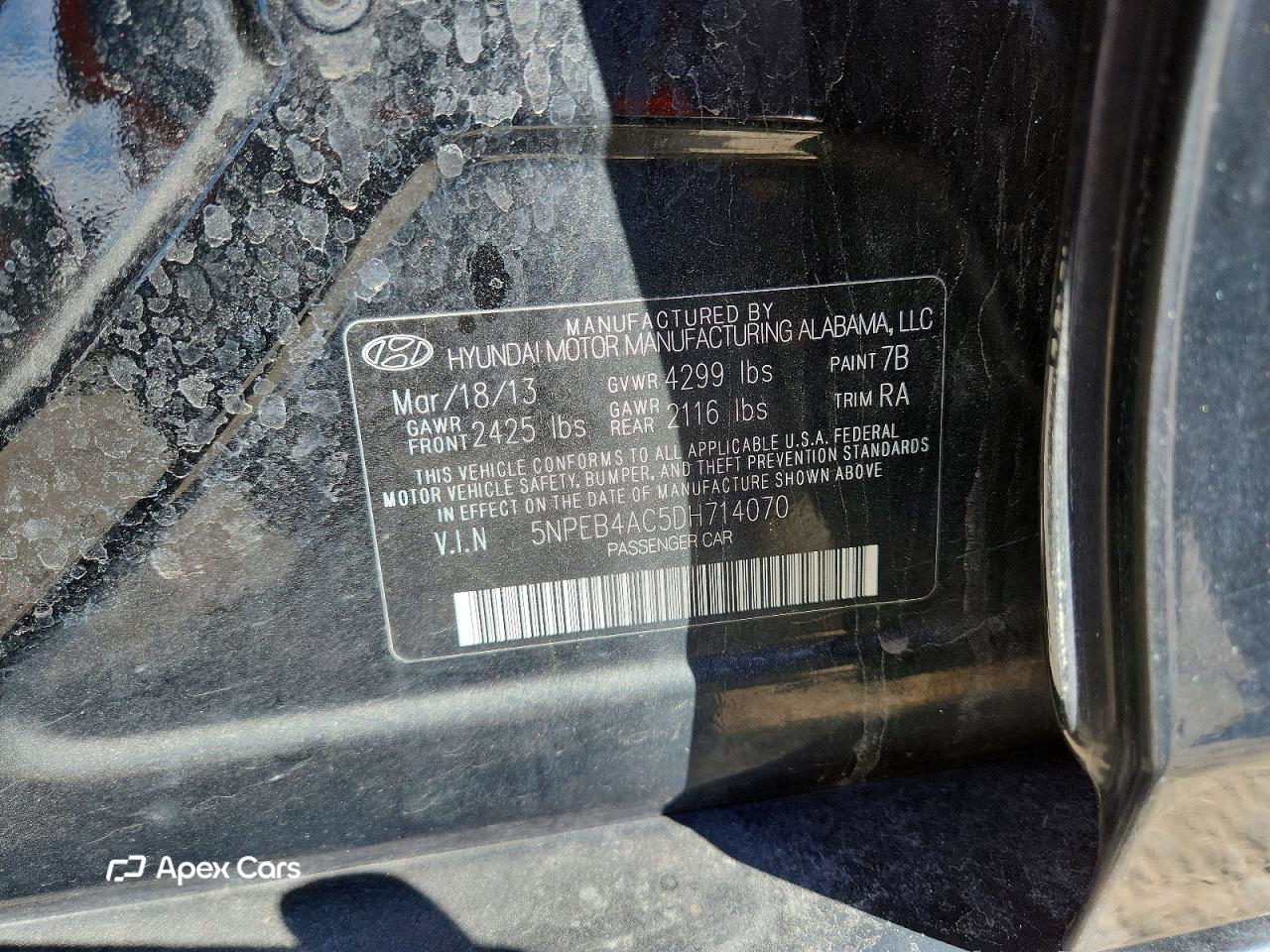 Hyundai Sonata 2013