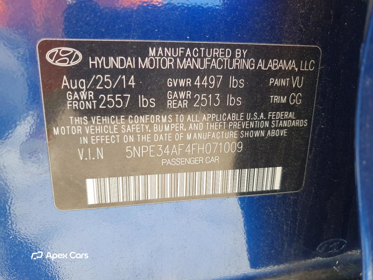 Hyundai Sonata 2015