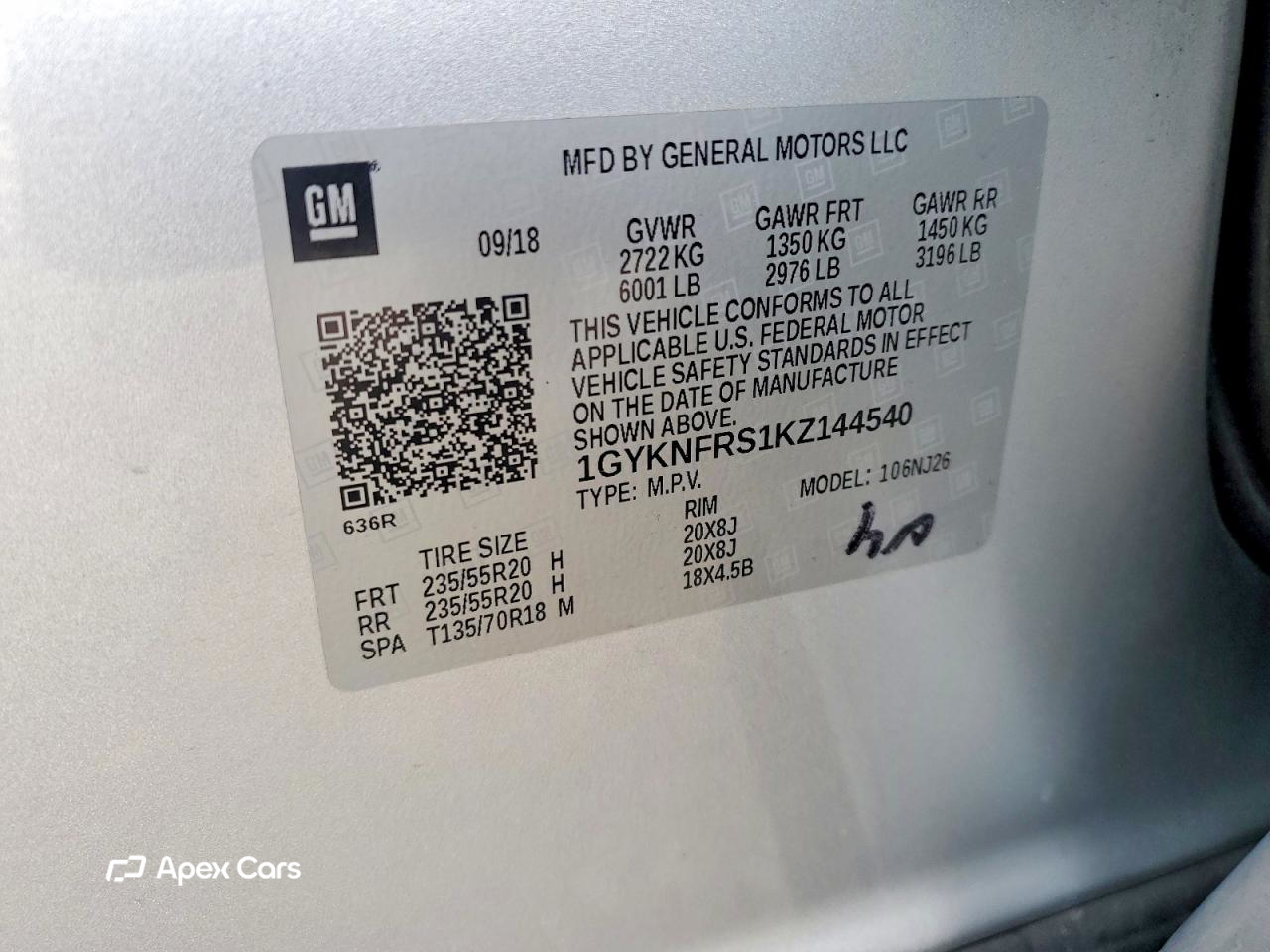 Cadillac XT5 2019