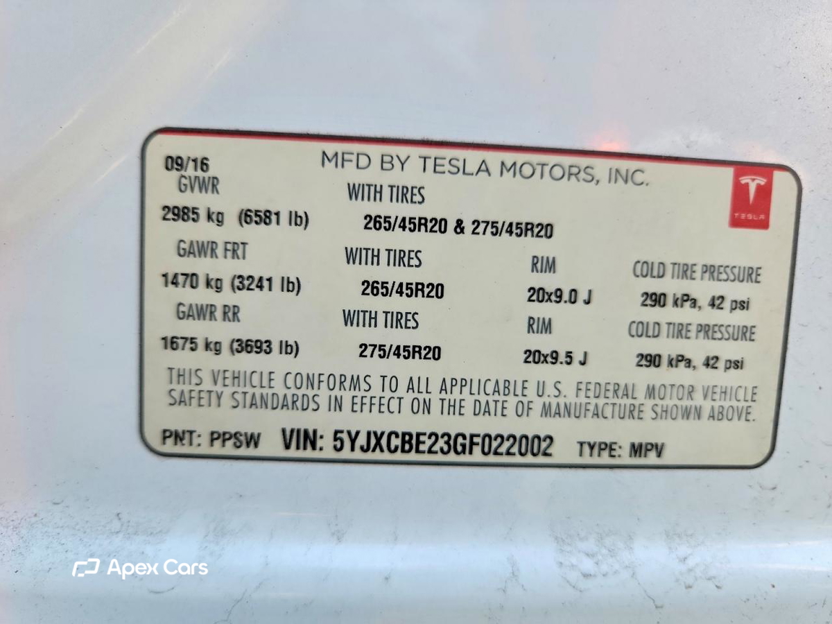 Tesla Model X 2016