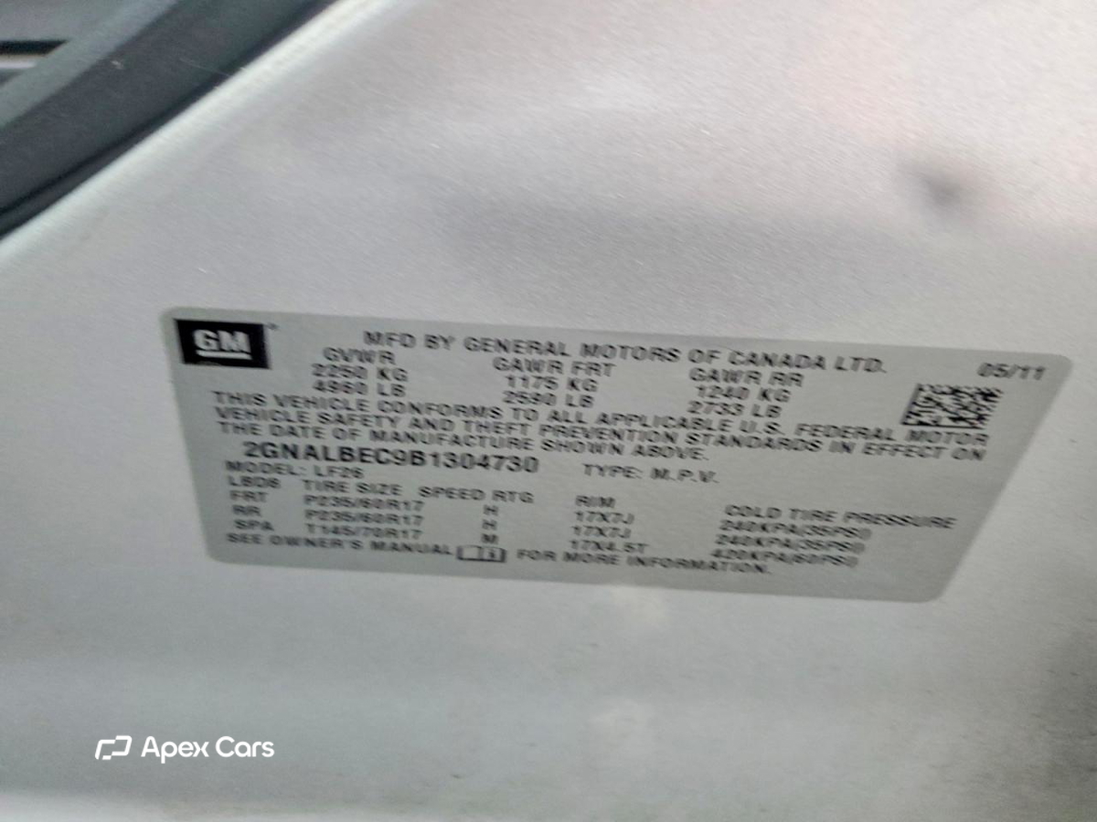 Chevrolet Equinox 2011