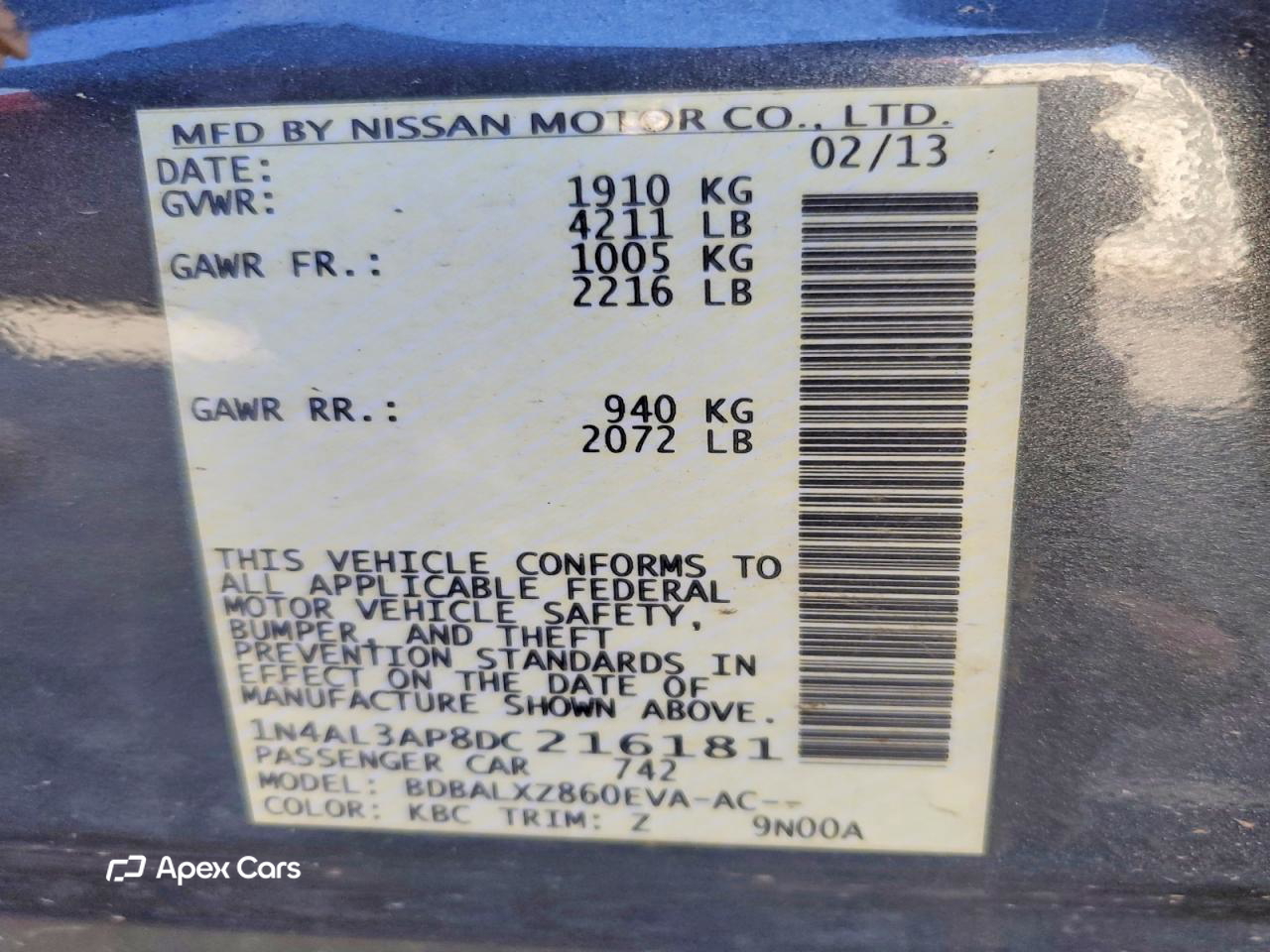 Nissan Altima 2013