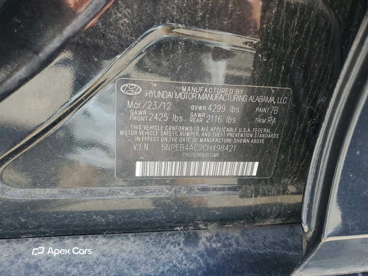 Hyundai Sonata 2012