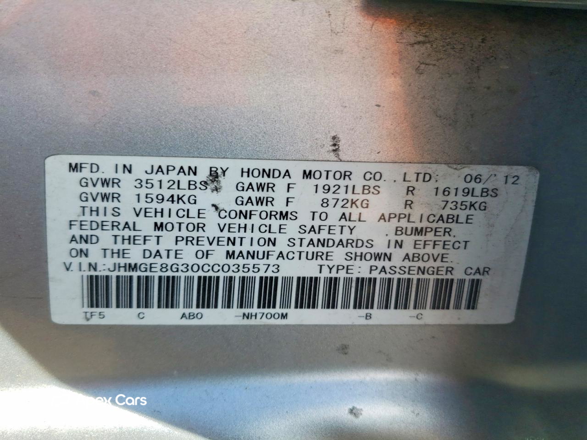 Honda Fit 2012