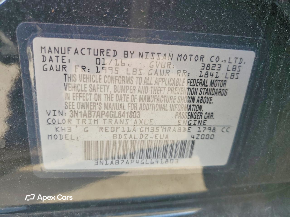 Nissan Sentra 2016
