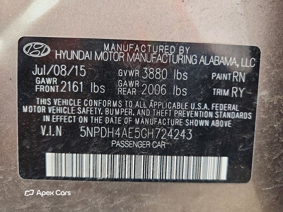 Hyundai Elantra 2016