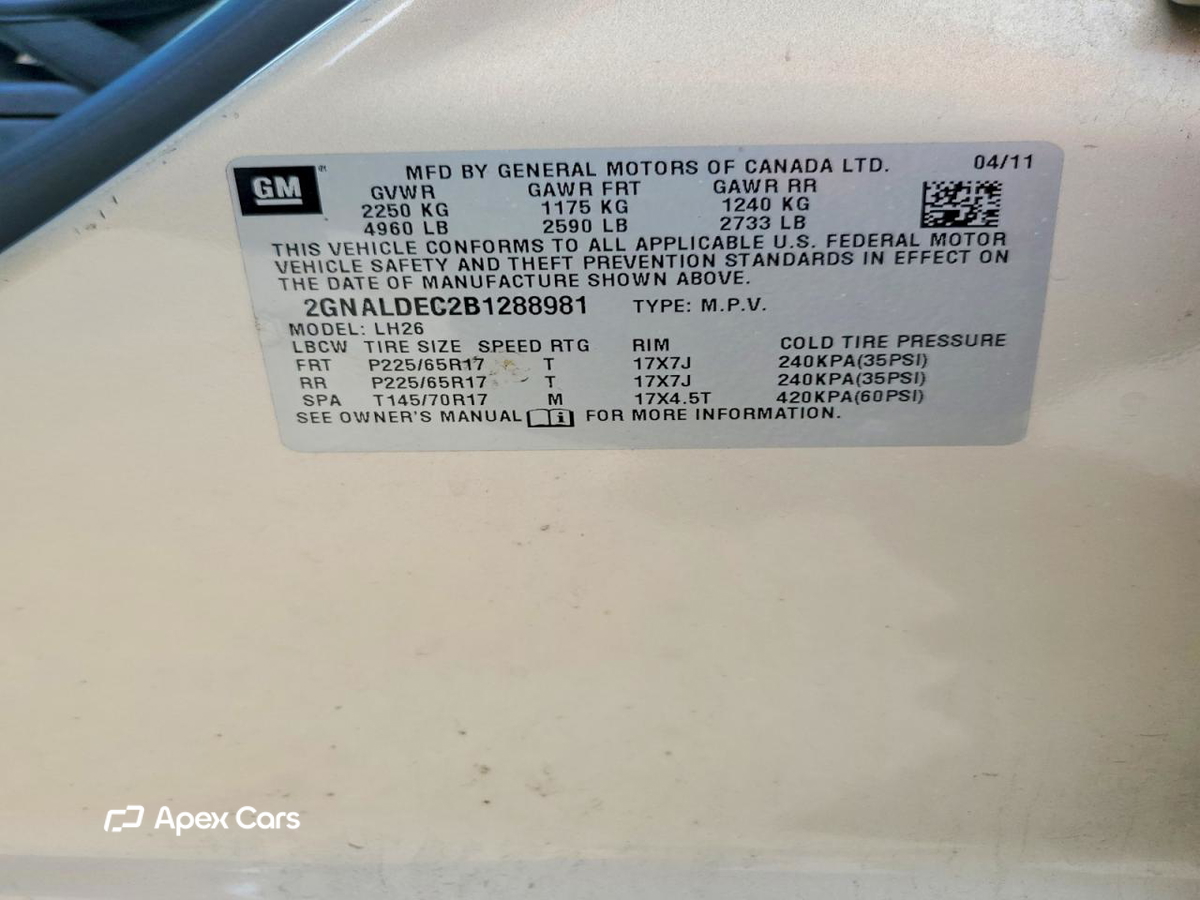 Chevrolet Equinox 2011