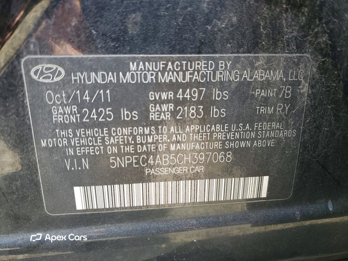 Hyundai Sonata 2012