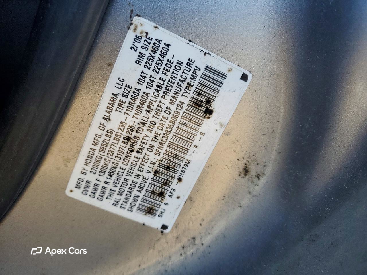 Honda Odyssey 2006
