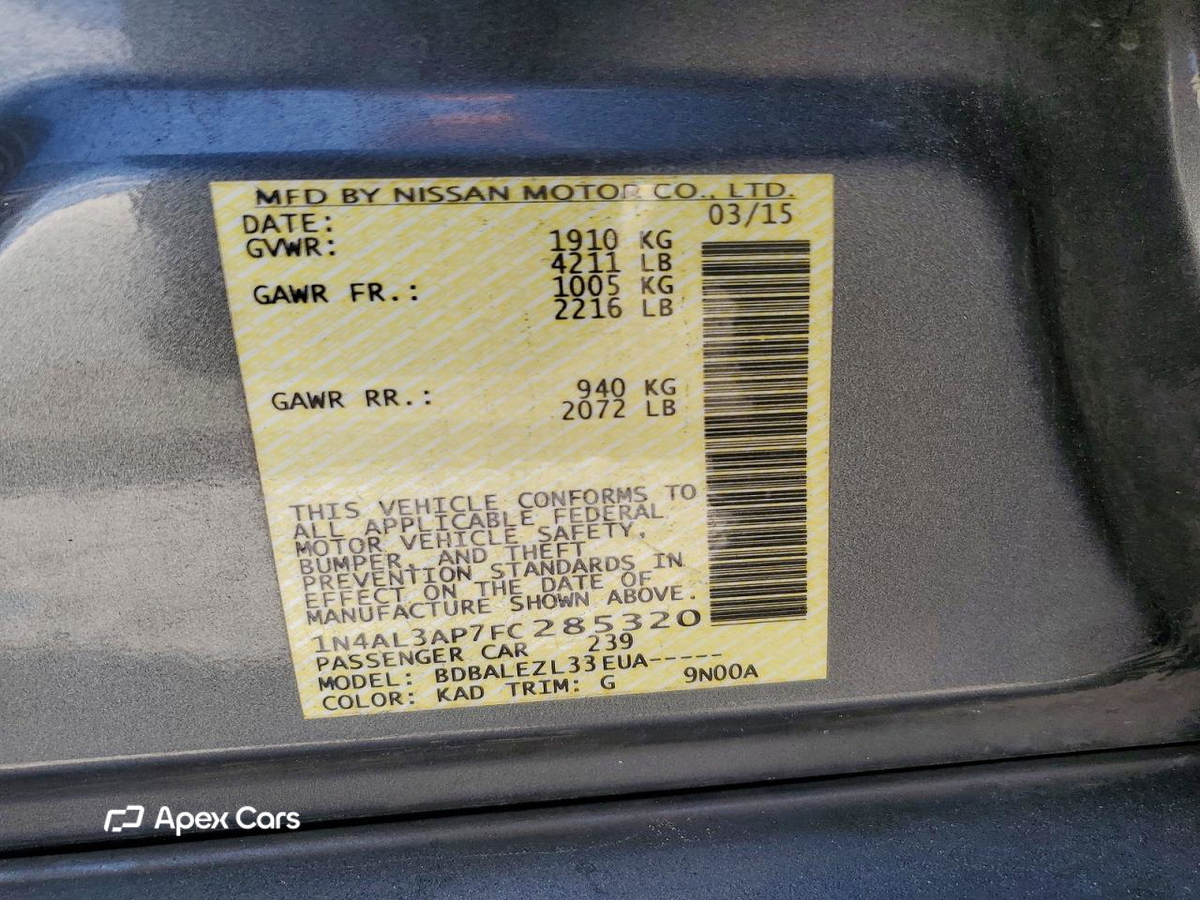 Nissan Altima 2015