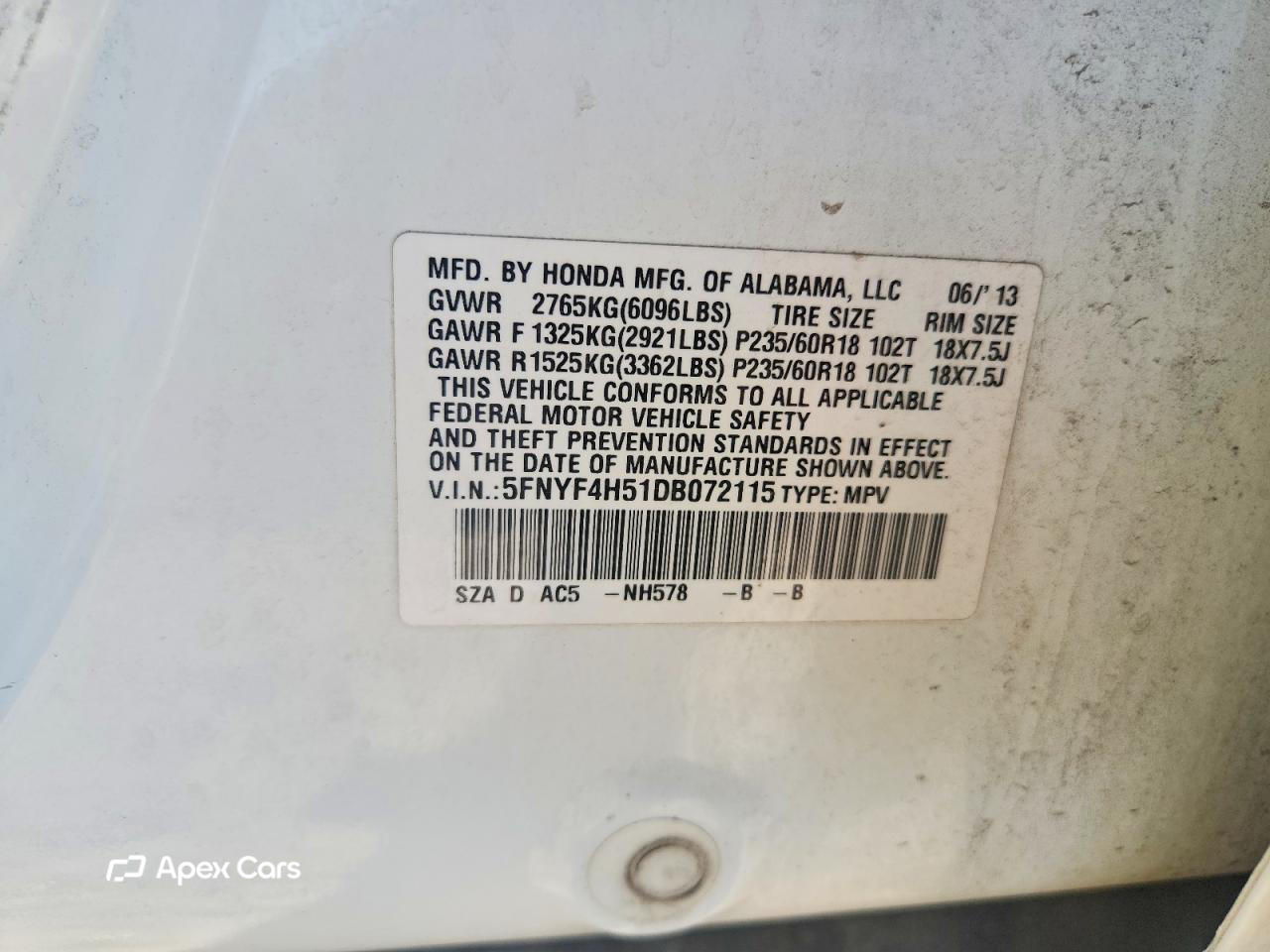 Honda Pilot 2013
