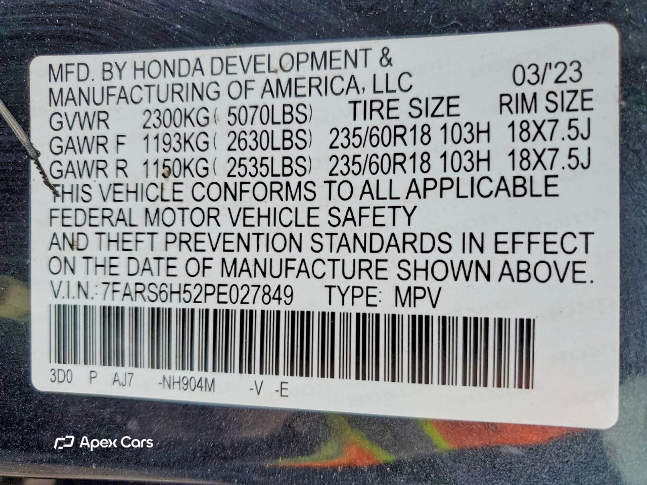 Honda CR-V 2023