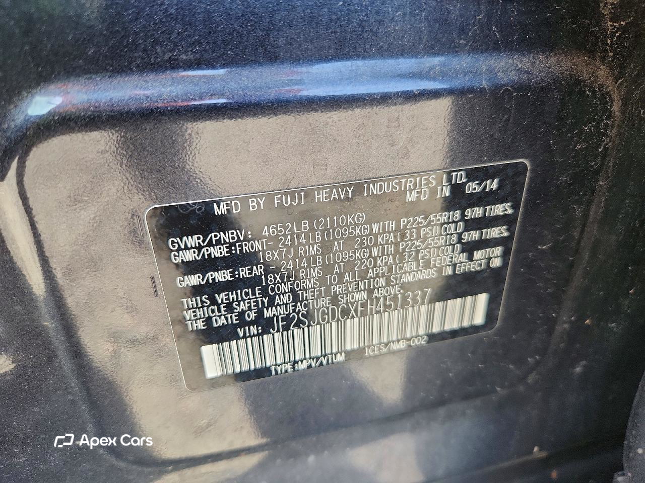 Subaru Forester 2015