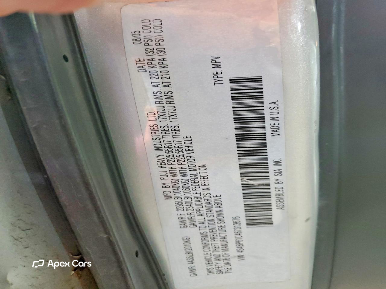 Subaru Legacy 2006