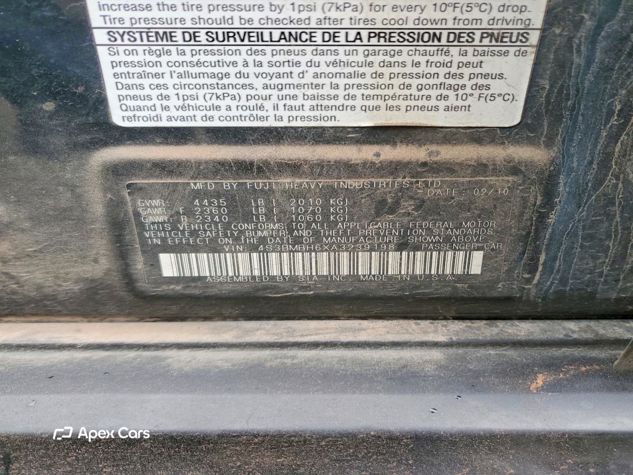 Subaru Legacy 2010