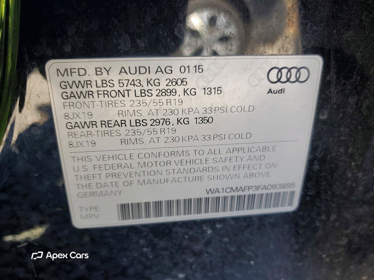 Audi Q5 2015