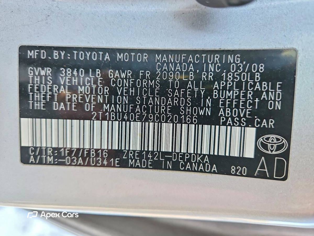 Toyota Corolla 2009